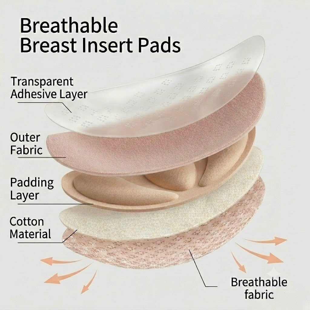 Breast Pads - One-Side Sticky
