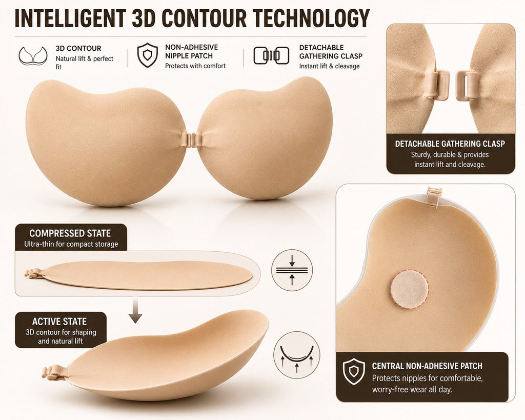 Mango Push-Up Adhesive Bra