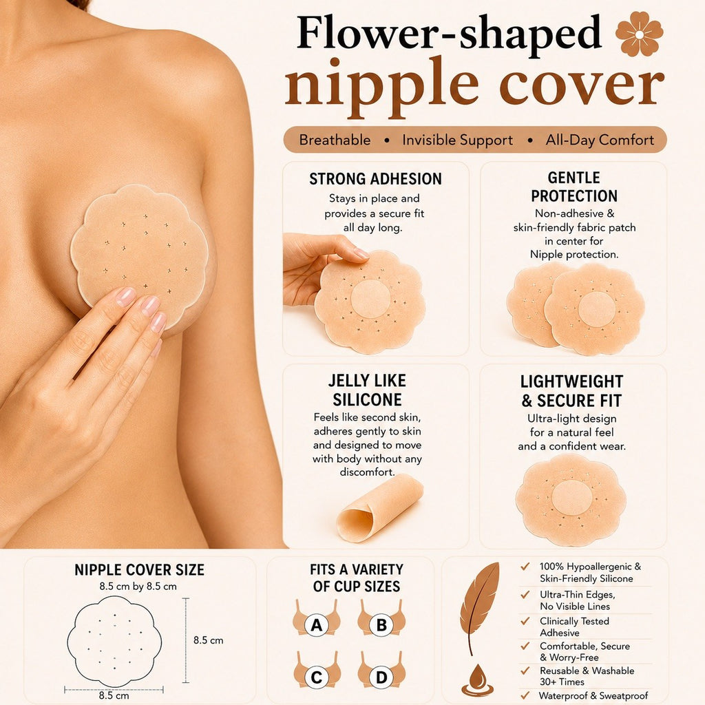 Flower Nipple Covers