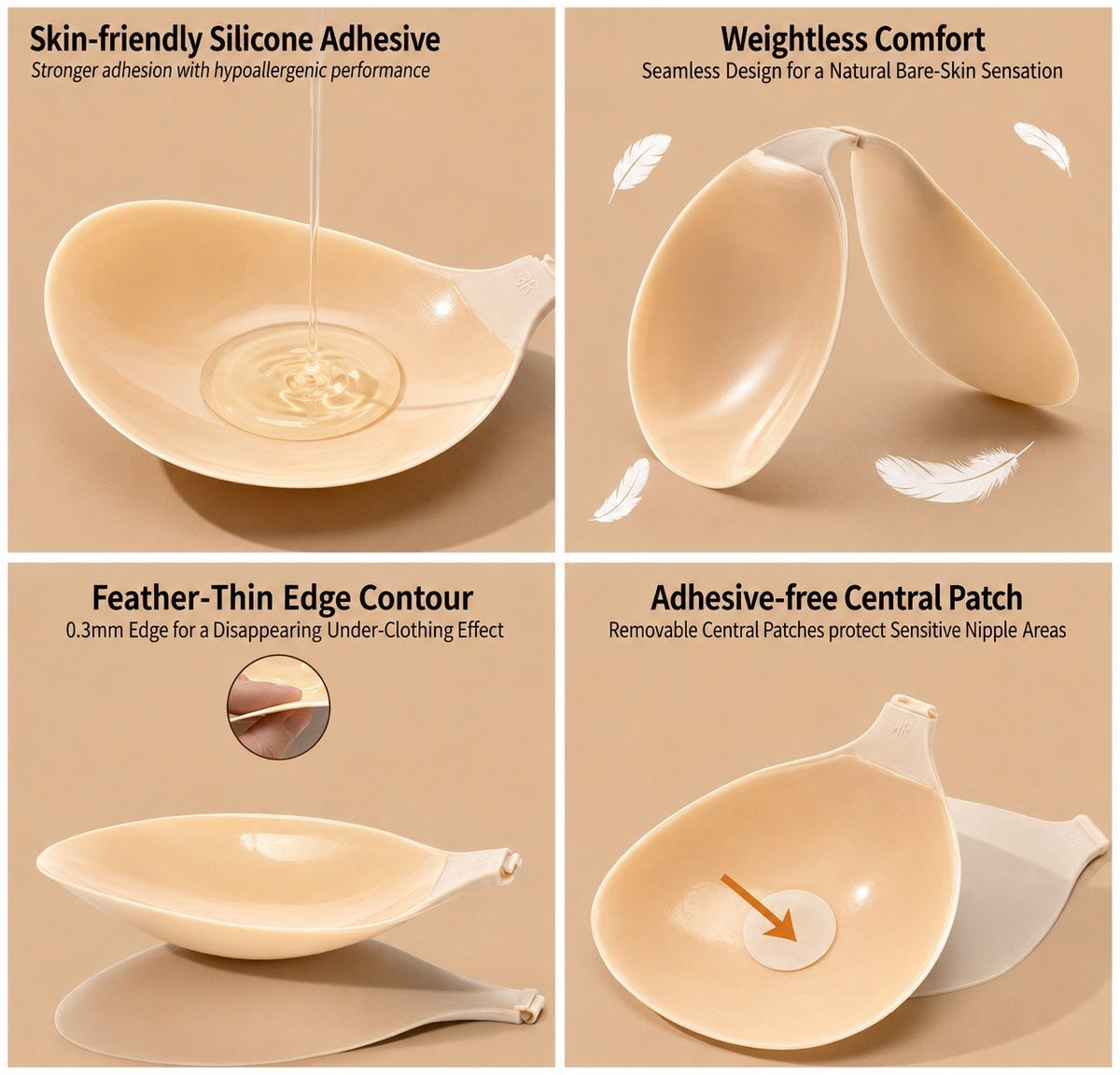 Round Adhesive Bra