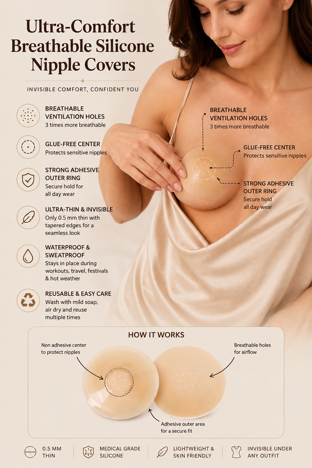 Round Nipple Covers