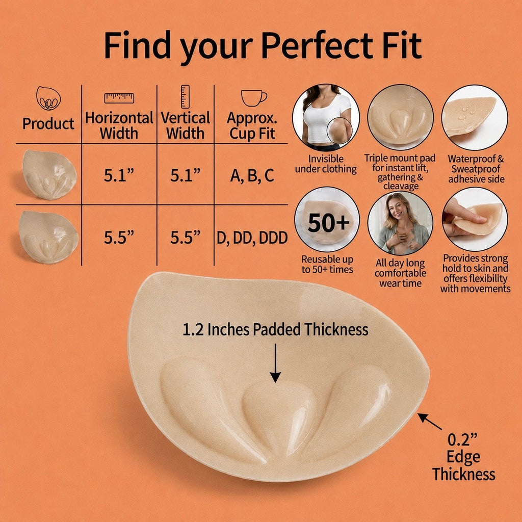 Breast Pads - One-Side Sticky