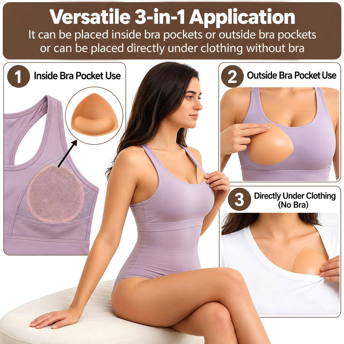 Breast Pads - Two-Side Sticky