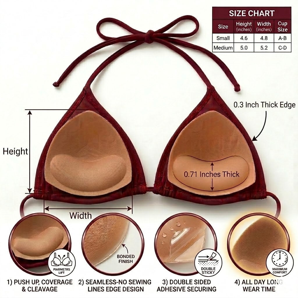 Breast Pads - Two-Side Sticky