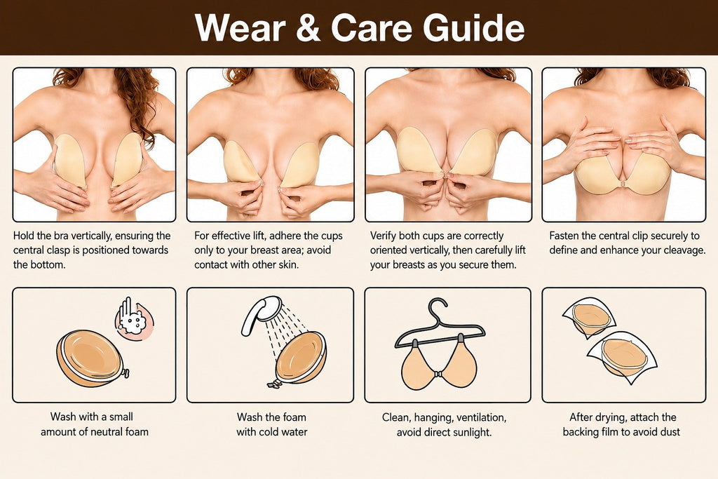 Silicone Bra - Matte Finish