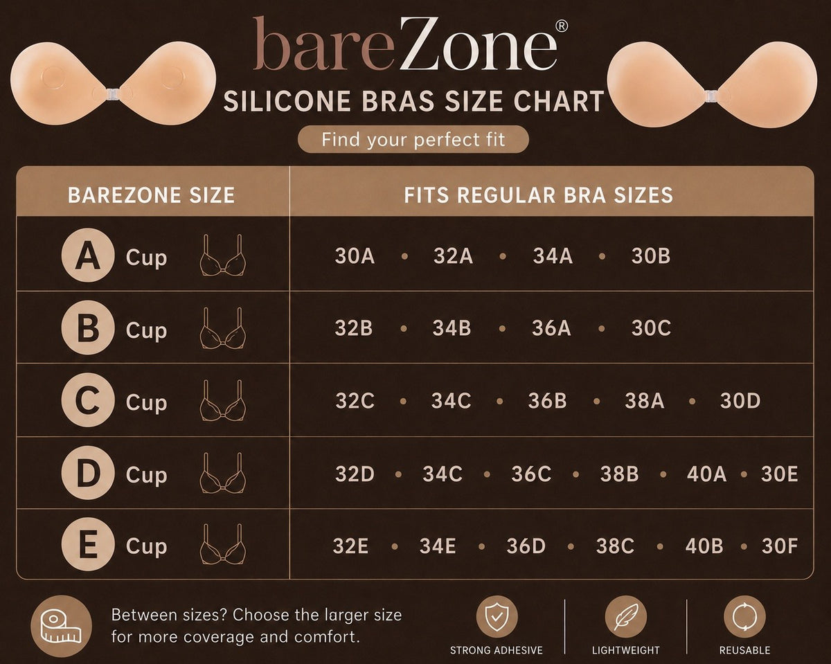 Silicone Bra - Glue-Free Center