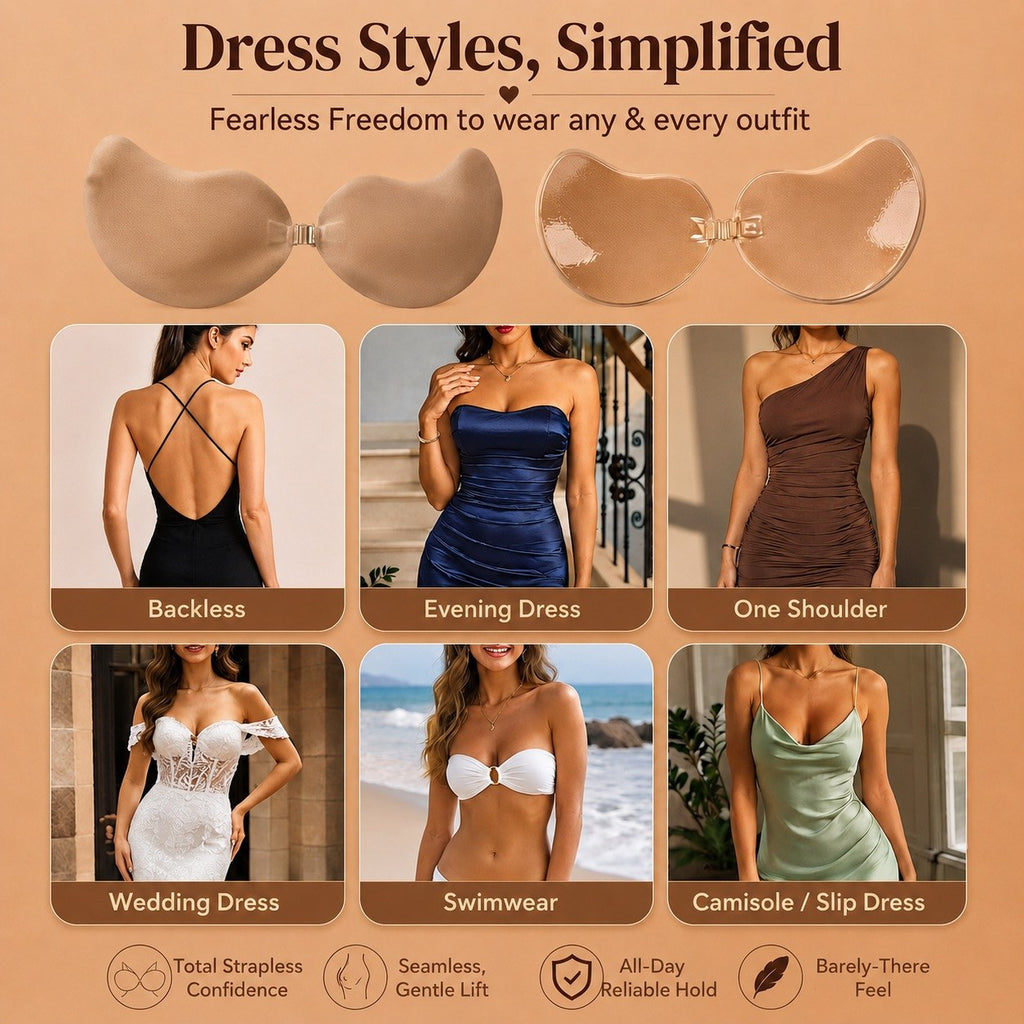 Mango Push-Up Adhesive Bra