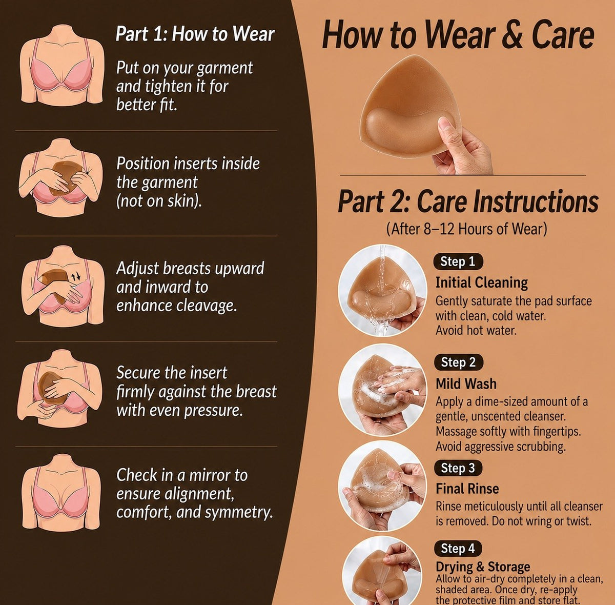 Breast Pads - Two-Side Sticky