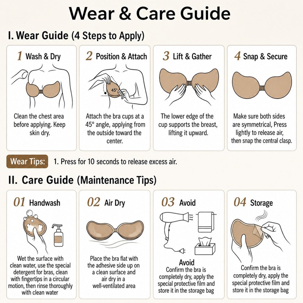 Mango Push-Up Adhesive Bra
