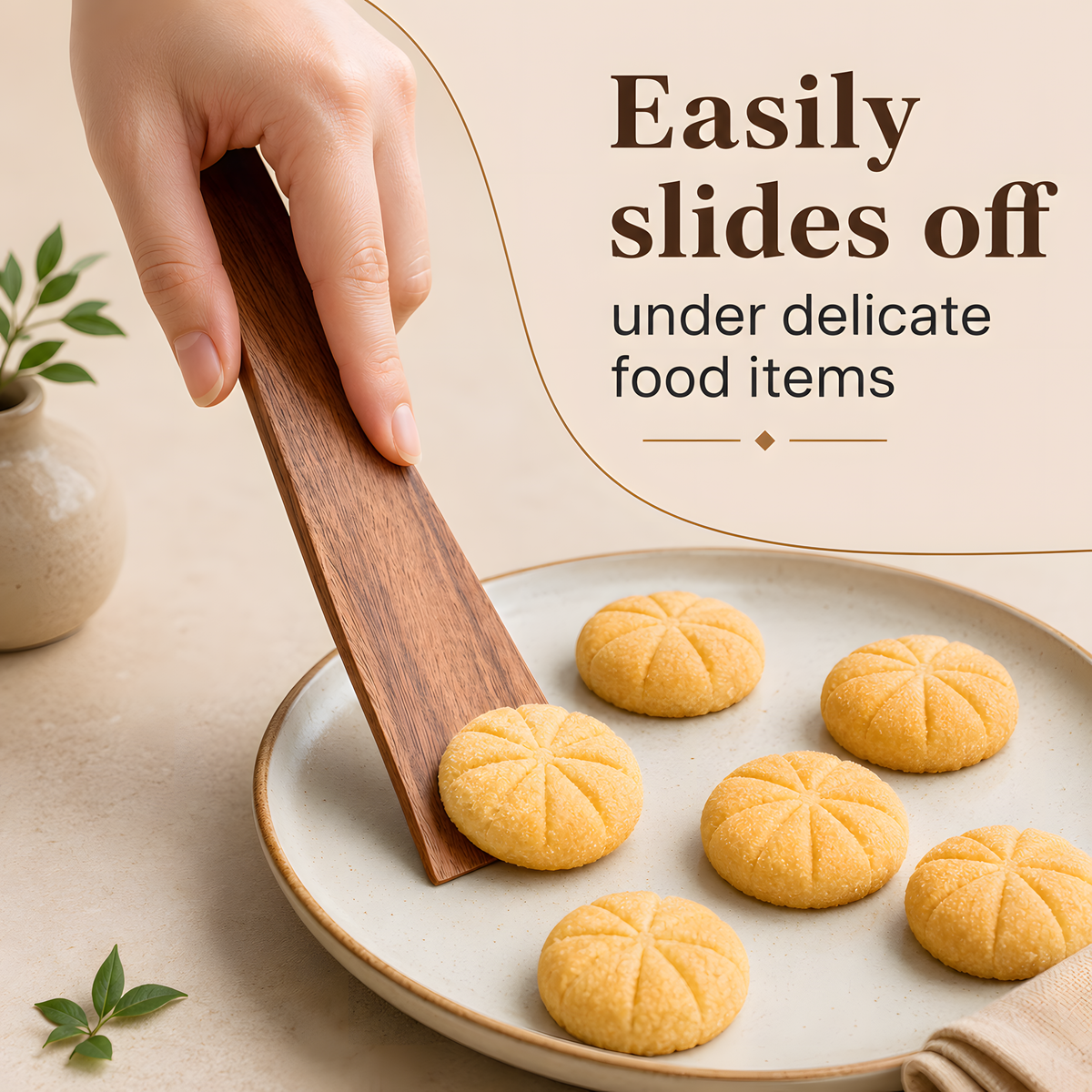 2-Piece Teak Spatula Set