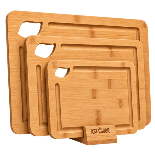 3-Piece Bamboo Cutting Board Set