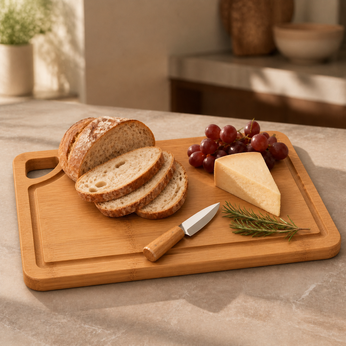 3-Piece Bamboo Cutting Board Set