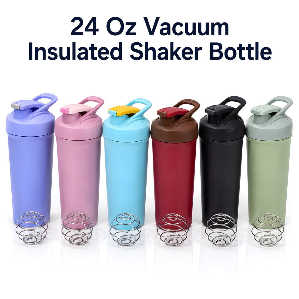 Insulated Shaker Bottle in six colors