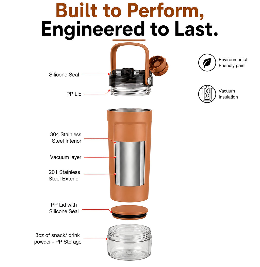 Shaker with Storage parts and materials